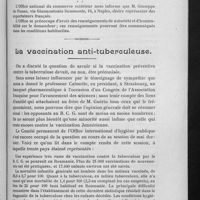 0418 - Page 411 - Office national du commerce extérieur / La vaccination anti-tuberculeuse