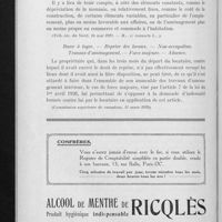 0523 - Page 512 - Pages de jurisprudence. II. - Commerciale. Propriété commerciale. - Fixation du nouveau prix. - Eléments à considérer / Baux à loyer. - Reprise des locaux. - Non-occupation. Travaux d'aménagement. - Force majeure. - Absence