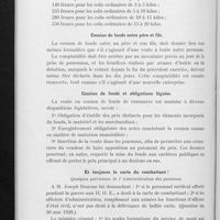 0525 - Page 514 - Pages professionnelles et commerciales. Des colis postaux / Cession de fonds entre père et fils / Cession de fonds et obligations légales / Et toujours la carte du combattant !