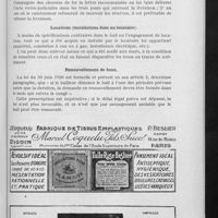 0634 - Page 623 - Pages commerciales. Espèces commerciales diverses. Réclamations en cas de livraison à domicile / Locations (installations dues au locataire) / Renouvellement de baux
