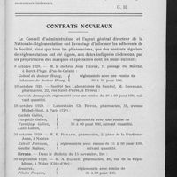 0796 - Page 47 - Produits spécialisés. La revente et l'exportation à l'étranger interdites / Contrats nouveaux