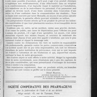 0624 - Page 621 - Les avantages matériels de l'Association générale / Société coopérative des pharmaciens