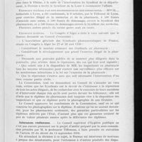 0013 - Page 11 - Conseil d'administration de l'Association générale. Affaires litigieuses / Substances vénéneuses