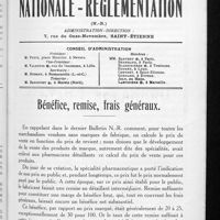 0195 - Page 9 - Conseil d'administration / Bénéfice, remise, frais généraux