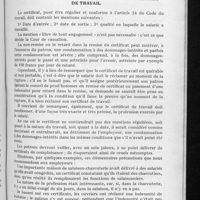 0419 - Page 391 - Pages prud'homales. Attention aux mentions inscrites sur les certificats de travail