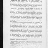 1320 - Page 774 - Conseil d'administration de l'Association générale. Commissions du commerce et de la législation. Immunités fiscales / Commission de législation et jurisprudence. Colportage
