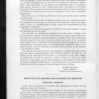 0090 - Page 46 - Pages fiscales. Impôt général sur le revenu. Taxation d'office par suite de ventes et de succession / Impôt sur les salaires des ouvriers et employés. Déclaration obligatoire