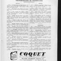 0095 - Page XVII - Petites annonces du cabinet Coquet
