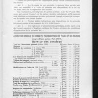 0218 - Page 119 - Sérums thérapeutiques / Association générale des Syndicats pharmaceutiques de France et des colonies. Service des cessions
