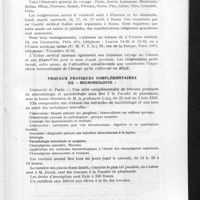 0300 - Page 167 - Informations. Les vacances de pâques en Italie du 9 au 24 avril / Travaux pratiques complémentaires de « microbiologie »