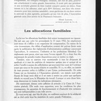 0424 - Page 231 - La fédération internationale pharmaceutique reçue par l'Association générale / Les allocations familiales