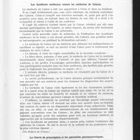 0502 - Page 321 - Assurances sociales. Les Syndicats médicaux contre les médecins de caisses / La liberté de prescription et les spécialités pharmaceutiques