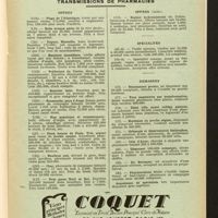 0616 - Page VII - Petites annonces du Cabinet Coquet