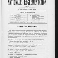 0980 - Page 37 - Conseils d'administration / Contrats nouveaux