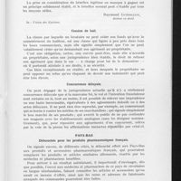 1004 - Page 637 - Pages commerciales. Marchandises perdues ; dommages-intérêts ; cours de remplacement ; manque à gagner / Cession de bail / Concurrence déloyale / Pays-Bas. Débouchés pour les produits pharmaceutiques français