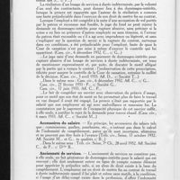 1231 - Page 762 - Pages prud'homales. Jurisprudence prud'homale. - Arrêts. Abus du droit / Accessoires du salaire / Ancienneté de services