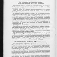 1301 - Page 808 - Assurances sociales. Les cotisations des assurances sociales seront-elles majorées le 1er avril prochain ? / Les frais de gestion des caisses d'assurances sociales