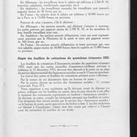 1302 - Page 809 - Assurances sociales. Les assurés sociaux dans différents pays / Dépôt des feuillets de cotisations du quatrième trimestre 1933