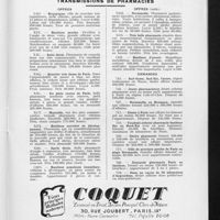 1322 - Page XIX - Petites annonces du Cabinet Coquet