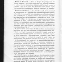 1343 - Page 266 - Conseil d'administration de l'Association générale. Commission de la mutualité. Spécialités Leysin / Entrave au libre choix / Contrats avec les caisses