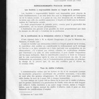 1383 - Page 292 - Pages fiscales. Impôt sur le chiffre d'affaires / Renseignements fiscaux divers. Les Sociétés à responsabilité limitée et l'impôt de la patente / De la rectification de la déclaration relative à l'impôt sur le revenu / Taxe du chiffre d'affaires
