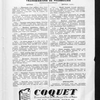 1388 - Page XVII - Petites annonces du Cabinet Coquet