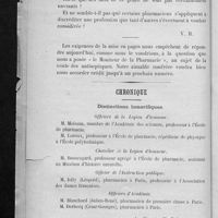 0020 - Page 16 - Extrait des procès-verbaux des séances du Conseil d'administration / Chronique. Distinctions honorifiques