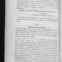0012 - Page 8 - Le monopole de l'antipyrine / Intérêts professionnels
