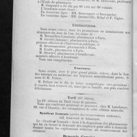 0020 - Page 16 - Chronique. Nominations / Distinctions / Concours / Tarif / Syndicat français / Demande d'emploi