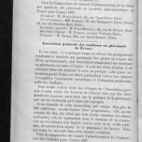 0032 - Page 28 - Chronique. Promotion / Association générale des étudiants en pharmacie de France