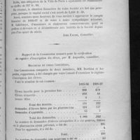 0107 - Page 103 - Procès-verbal de l'Assemblée générale tenue à l'École de pharmacie, le 15 avril 1897 (suite). Rapport de la Commission de vérification des comptes du trésorier, par M. Faure... / Rapport de la Commission nommée pour la vérification du registre d'inscription des élèves, par M. Auguste...