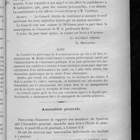 0045 - Page 293 - Extrait des procès-verbaux des séances du Conseil d'administration / Assemblée générale