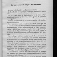 0011 - Page 539 - Extrait des procès-verbaux des séances du Conseil d'administration / Loi concernant le régime des boissons