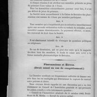0026 - Page 24 - Statuts / Pharmaciens et élèves (Droit usuel en cas de congédiement)