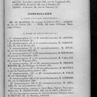 0191 - Page 189 - Conseil d'administration pour l'année 1903-1904