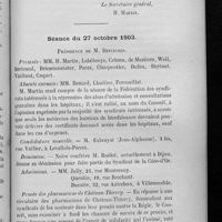 0213 - Page 211 - Extrait du procès-verbal de la séance du 13 octobre 1903 / Séance du 27 octobre 1903