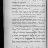 0124 - Page 122 - Derrière les Bocaux / Extrait du procès-verbal de la séance du 3 mai 1904