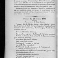 0038 - Page 32 - Échos de l'Assemblée générale des pharmaciens de la Seine de décembre 1905 / Séance du 13 février 1906