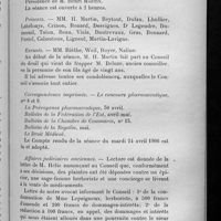 0127 - Page 121 - Procès-verbaux des séances du Conseil d'administration. Extrait du procès-verbal de la séance du 8 mai 1906
