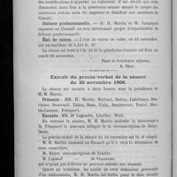 0310 - Page 302 - Extrait du procès-verbal de la séance du 13 novembre 1906 / Extrait du procès-verbal de la séance du 20 novembre 1906