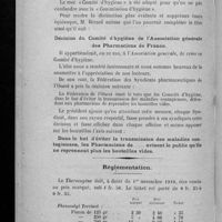 0410 - Page 408 - Conseil général des sociétés pharmaceutiques d'arrondissements. Réglementation