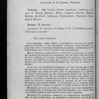 0196 - Page 190 - Extrait du procès-verbal de la séance du Conseil d'administration du 28 avril 1911