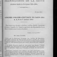 0211 - Page 205 - Congrès pharmaceutique de Caen 1911. 4, 5, 6 et 7 juillet 1911