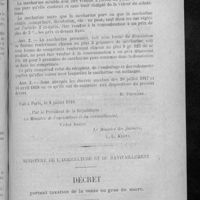 0198 - Page 187 - Ministère de l'agriculture et du ravitaillement. Décret modifiant le décret du 20 juillet 1917 relatif à la vente de la saccharine et autres substances édulcorantes artificielles / Décret portant taxation de la vente en gros du sucre