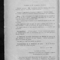 0018 - Page 6 - Extrait du procès-verbal de la séance du Conseil d'administration du 14 janvier 1919