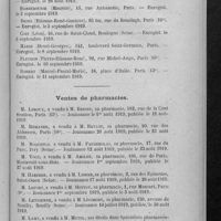 0323 - Page 311 - Informations. Enregistrement des diplômes / Ventes de pharmacies