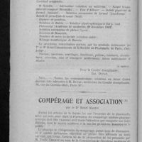 0380 - Page 370 - Consultation des pharmaciens du département de la Seine sur le futur Codex (Suite) (à suivre) / Compérage et Association, par le Dr Henri Martin