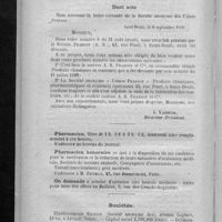 0380 - Page 364 - Informations. Dont acte / Sociétés