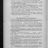 0502 - Page 476 - Informations. Sociétés / Enregistrement des diplômes