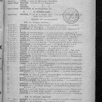 0005 - Page sans numérotation - Conseil d'administration pour l'année 1920-1921